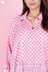 Mulmul Cotton Poncho Top In Block Print